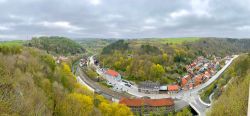 Blick auf Rubeland vom Hohen Kleef